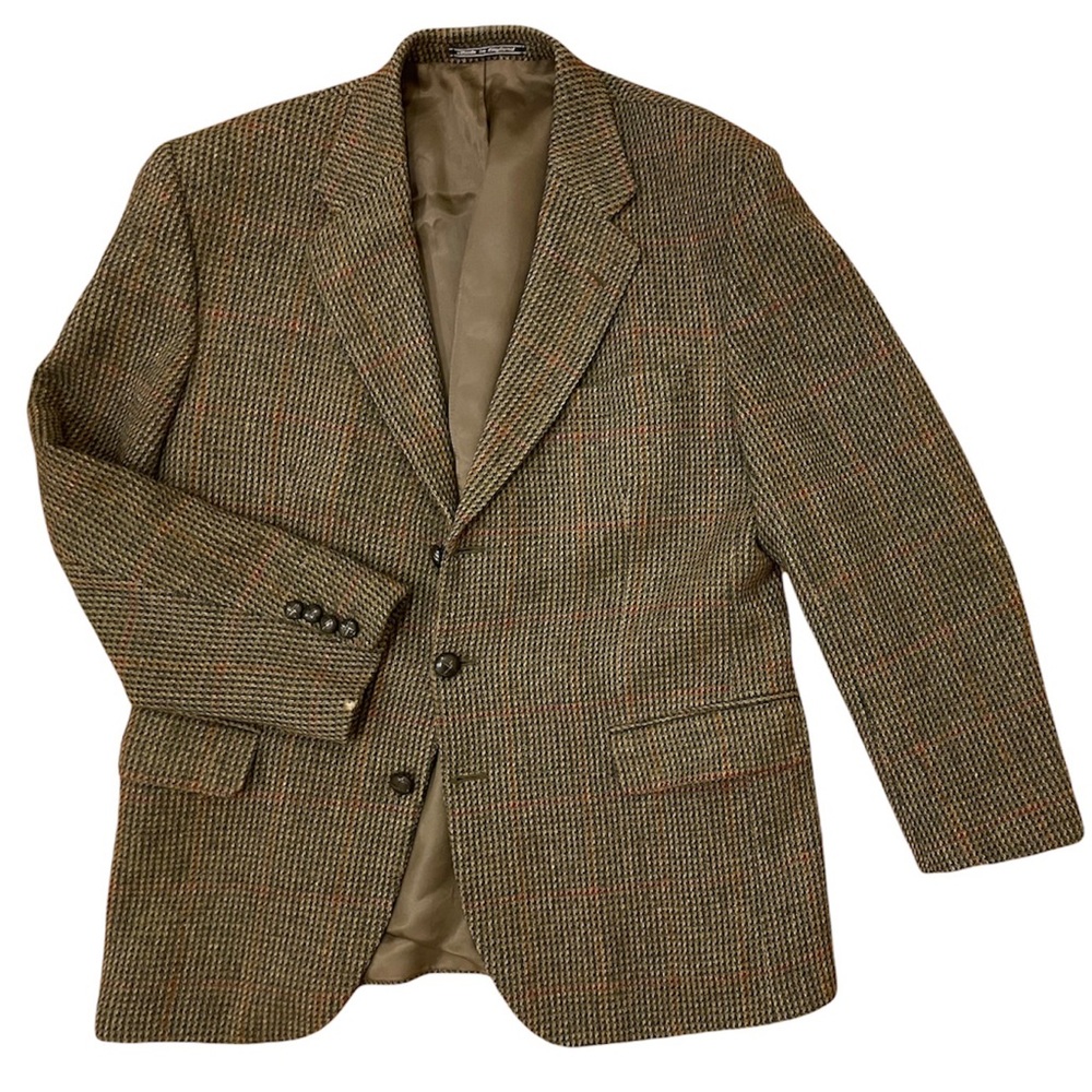Harrods London tweed jacket